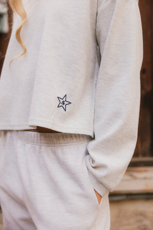 Weekend Waffle Pullover // Heather *PREORDER 10/23*