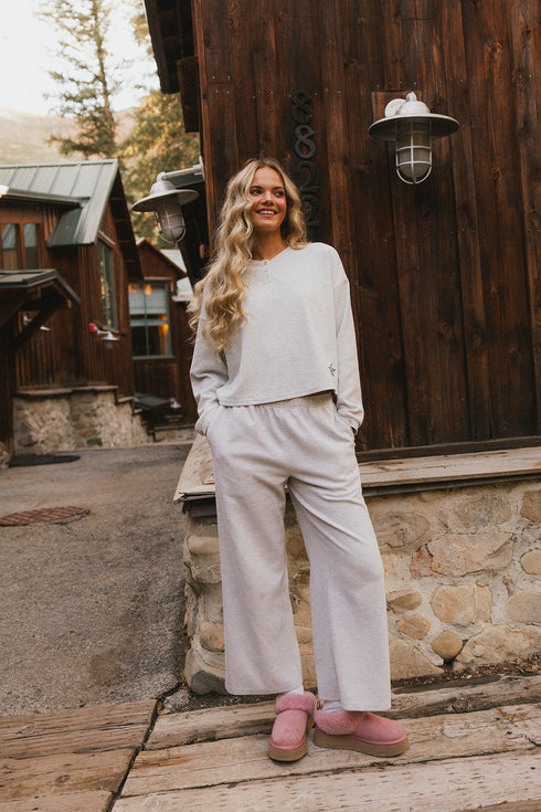 Weekend Waffle Pant // Heather *PREORDER 10/23*