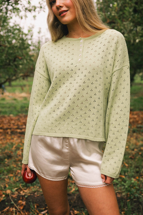 Everyday Pointelle Cutie // Crisp