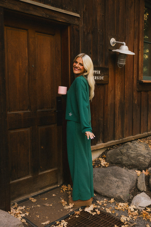 Weekend Waffle Pant // Evergreen *PREORDER 10/23*