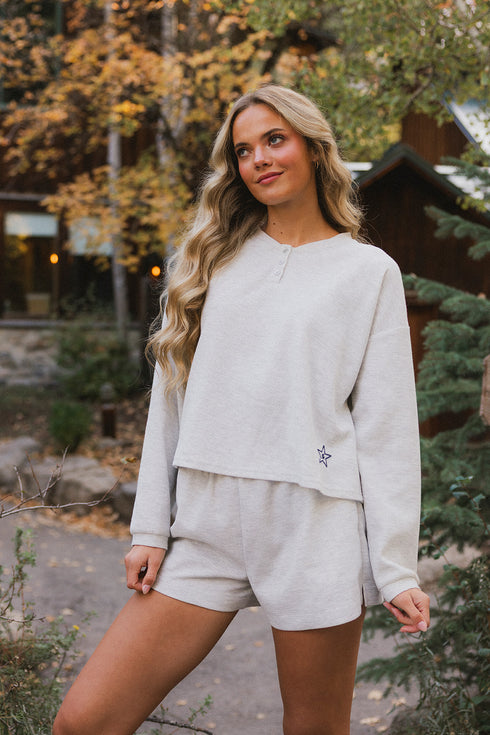 Weekend Waffle Pullover // Heather *PREORDER 10/23*