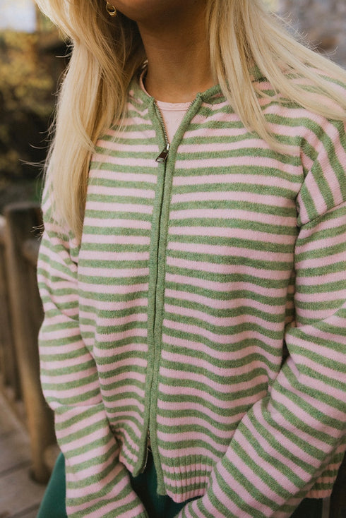 Club Cutie Zip-Up // Strawberry Matcha *PREORDER 10/23*