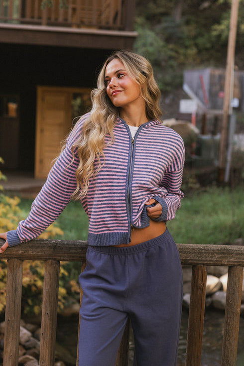 Club Cutie Zip-Up // Iris