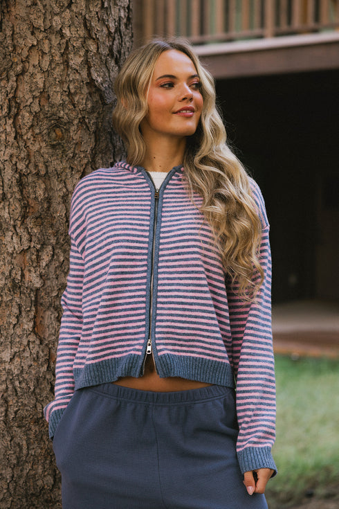 Club Cutie Zip-Up // Iris