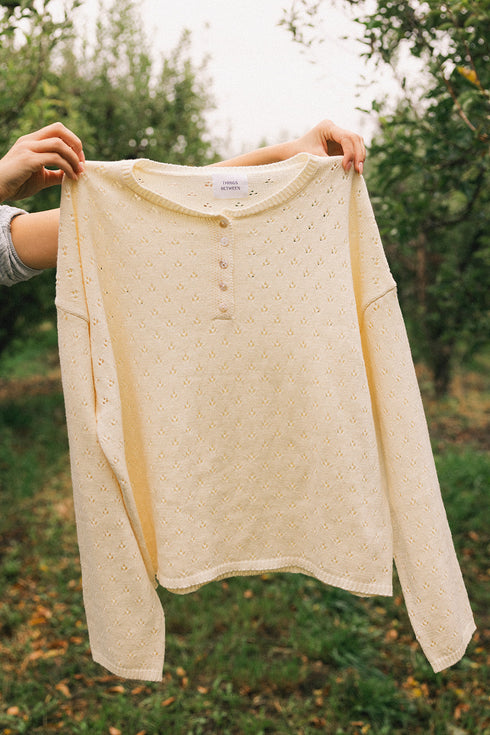 Everyday Pointelle Cutie // Cream