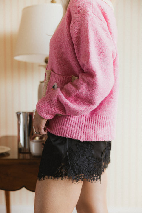 Angel Satin Shorts // Black