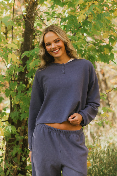 Weekend Waffle Pullover // Alpine *PREORDER 10/23*