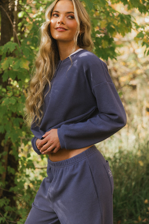 Weekend Waffle Pullover // Alpine *PREORDER 10/23*
