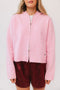 Coco Signature Zip-Up // Swirl Pink