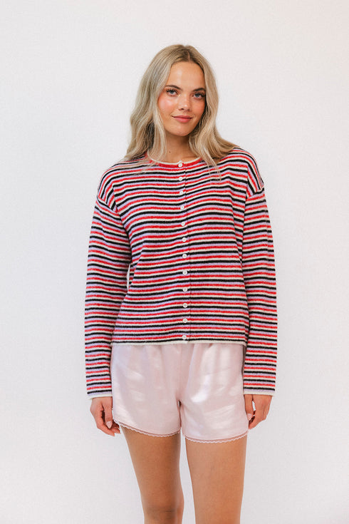 September Cardigan // Heritage Stripe *PREORDER 9/18*