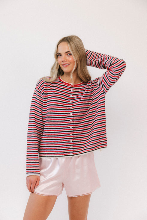 September Cardigan // Heritage Stripe *PREORDER 9/18*