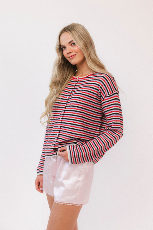 September Cardigan // Heritage Stripe *PREORDER 9/18*