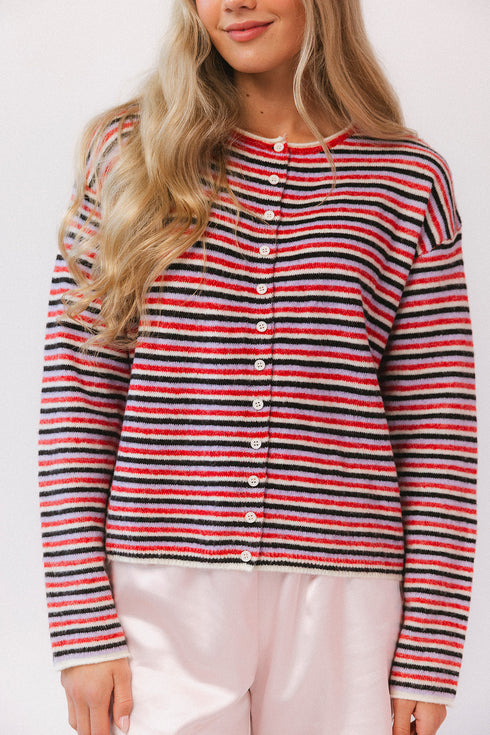 September Cardigan // Heritage Stripe