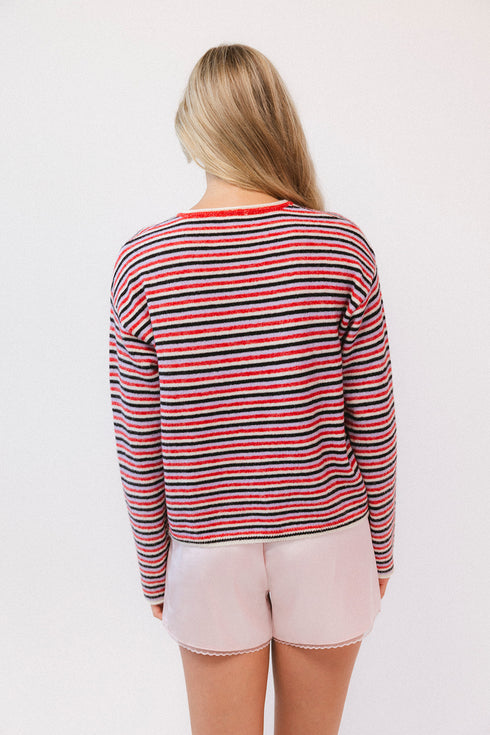 September Cardigan // Heritage Stripe *PREORDER 9/18*