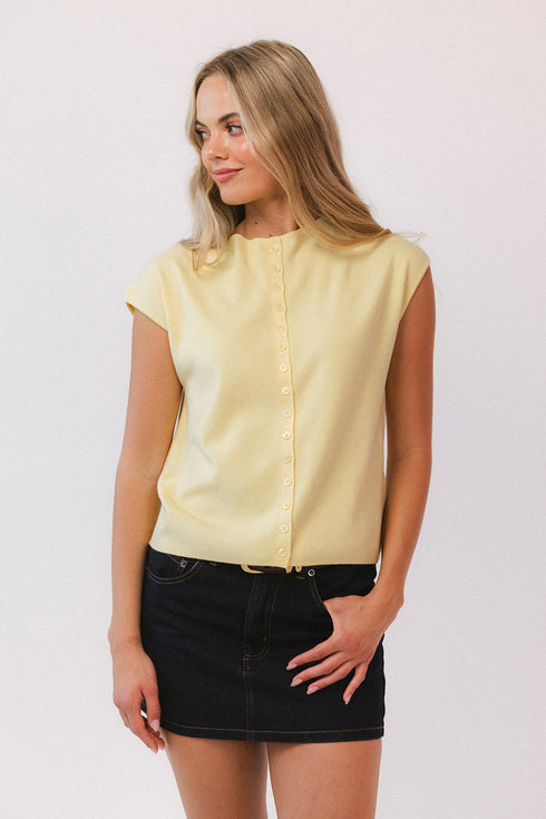Margot Knit Top // Honey