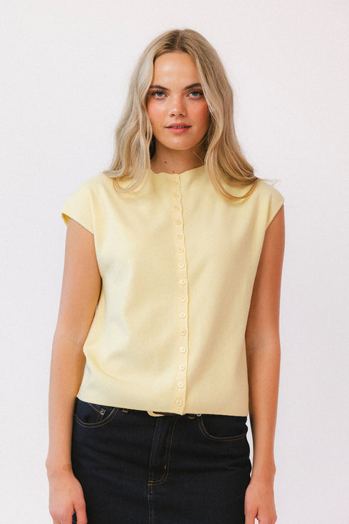 Margot Knit Top // Honey
