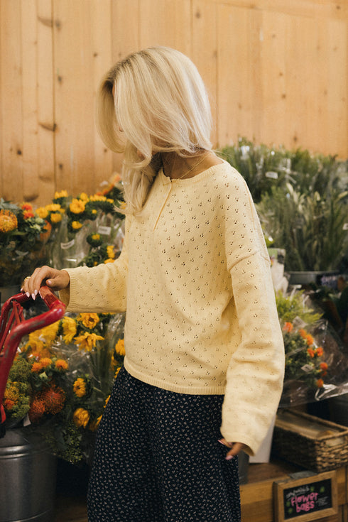 Everyday Pointelle Cutie // Butter