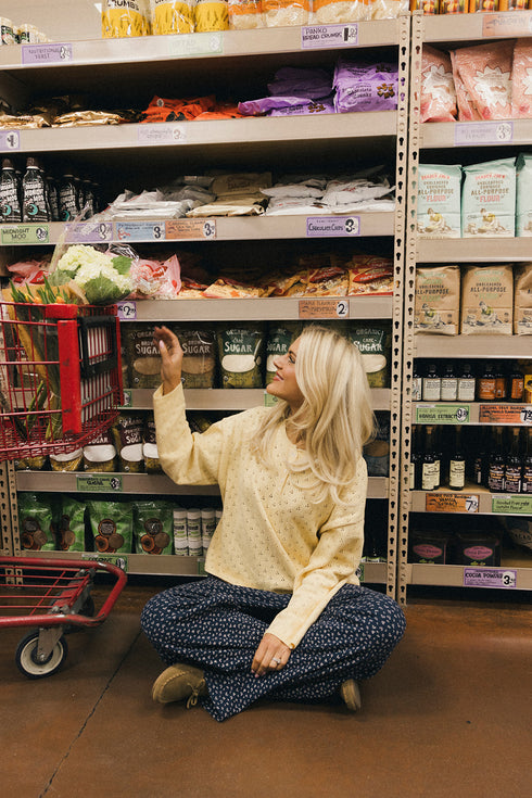 Everyday Pointelle Cutie // Butter