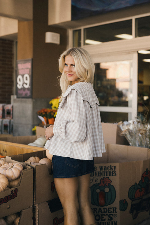 Gingham Girl Top