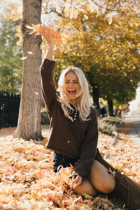 Everyday Pointelle Cutie // Chocolate