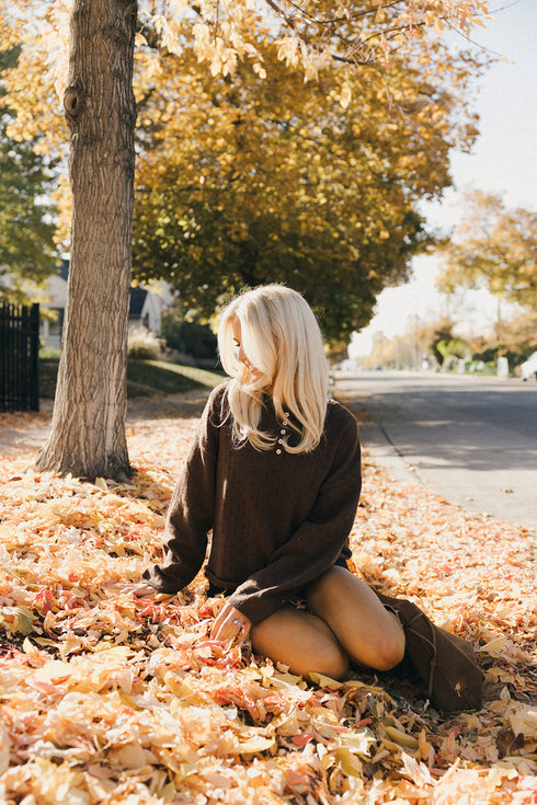 Everyday Pointelle Cutie // Chocolate