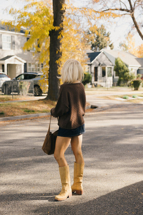 Everyday Pointelle Cutie // Chocolate