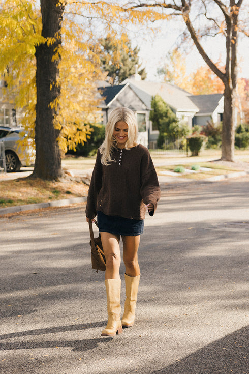 Everyday Pointelle Cutie // Chocolate