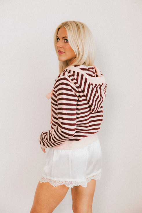 Chalet Cardigan // Ice Pink