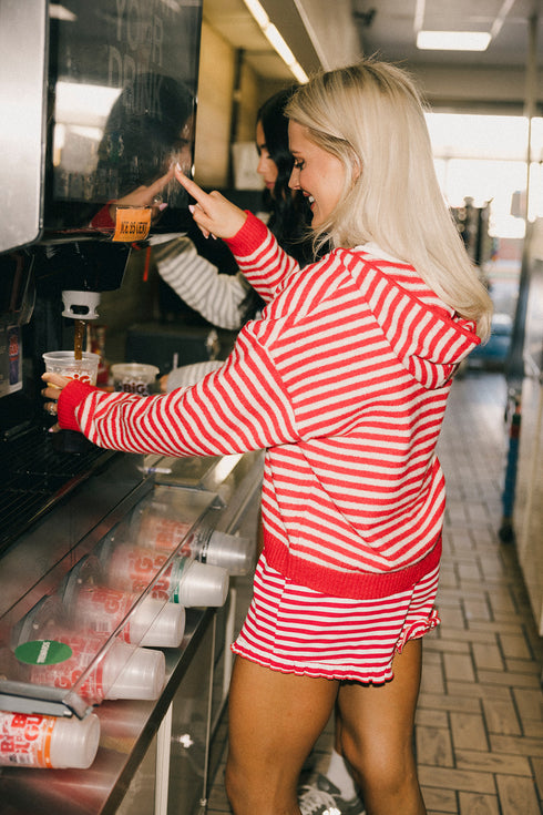 Girls Club Shorts // Red