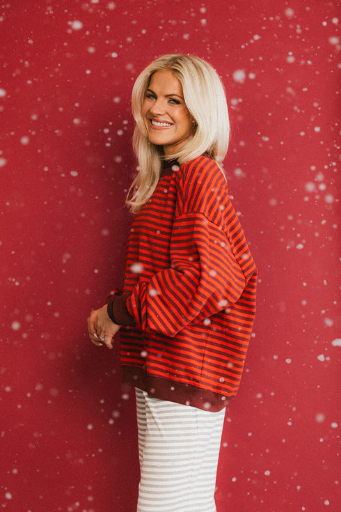 Drive Slow Pullover // Flame