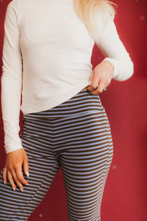 Elsie Striped Pant // Cloud