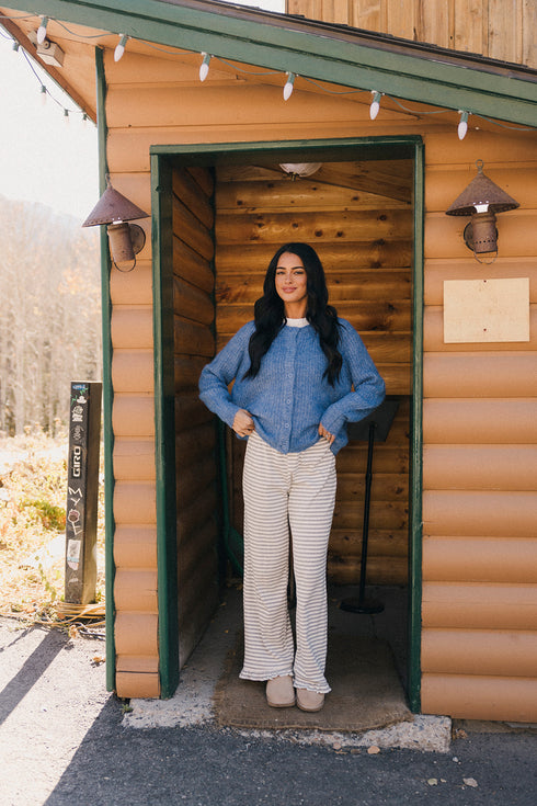 Alpine Cardigan // Blue