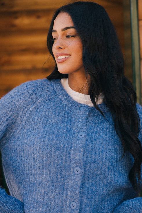 Alpine Cardigan // Blue