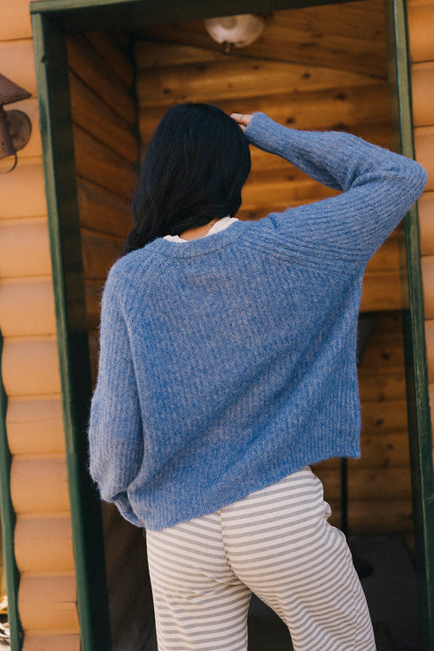Alpine Cardigan // Blue