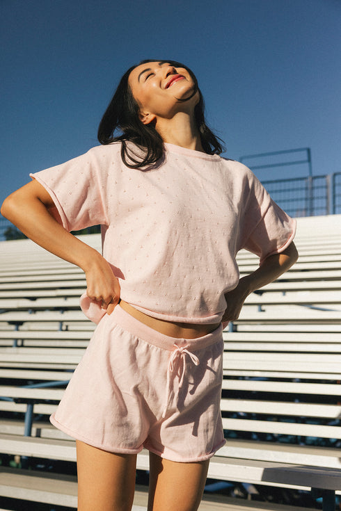 On Repeat Shorts // Baby Pink