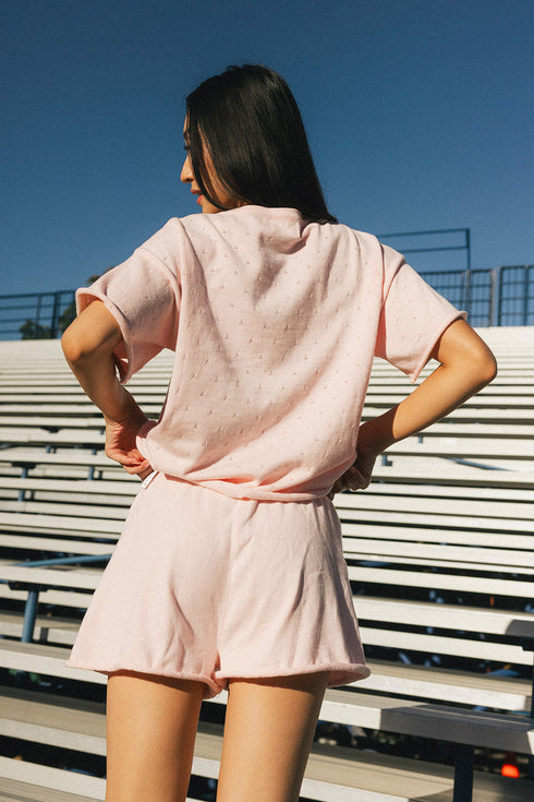 On Repeat Shorts // Baby Pink