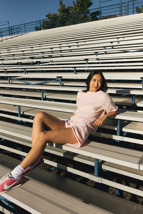On Repeat Shorts // Baby Pink