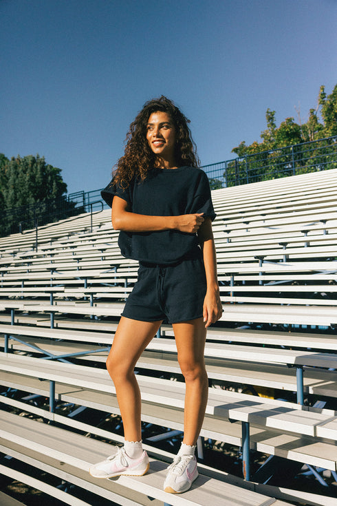 On Repeat Shorts // Navy