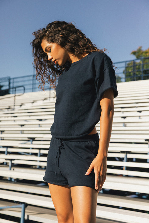 On Repeat Shorts // Navy