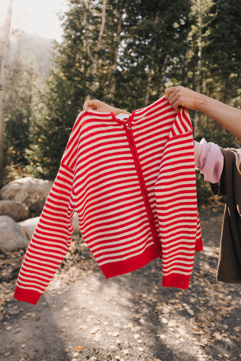 Club Cutie Zip-Up // Red