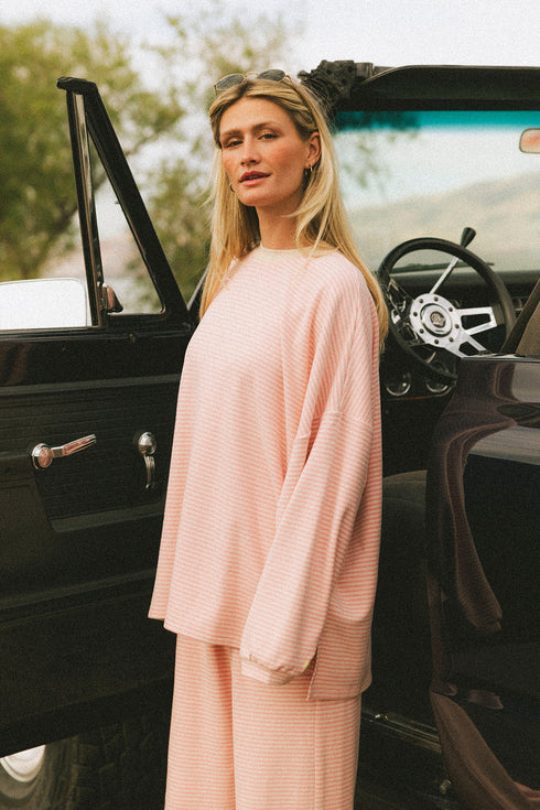 Road Trip Pullover // Candy Stripe