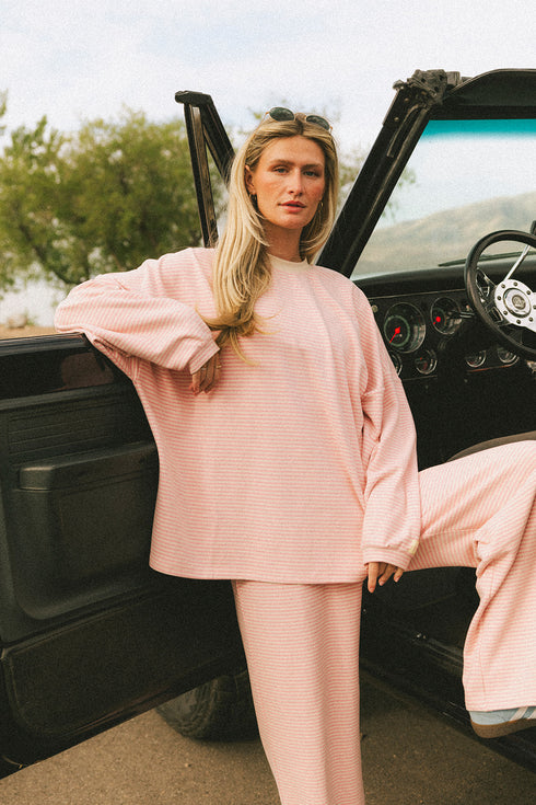 Road Trip Pullover // Candy Stripe