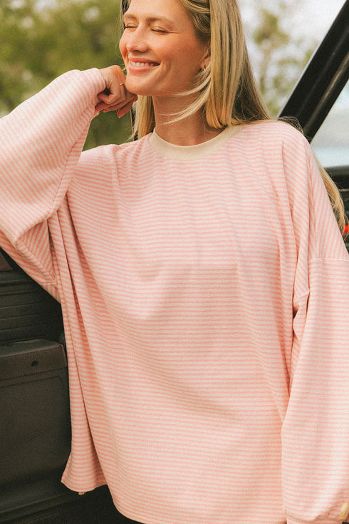 Road Trip Pullover // Candy Stripe