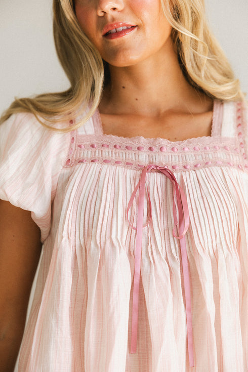 Flutter Top // Blush