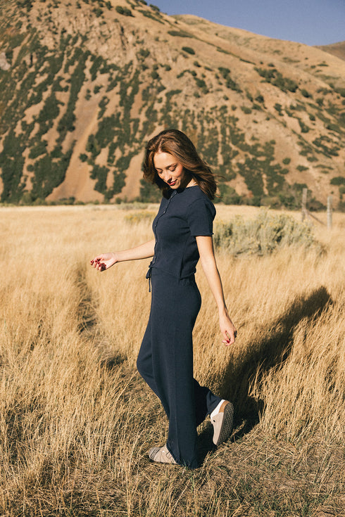 Heirloom Knit Pant // Midnight