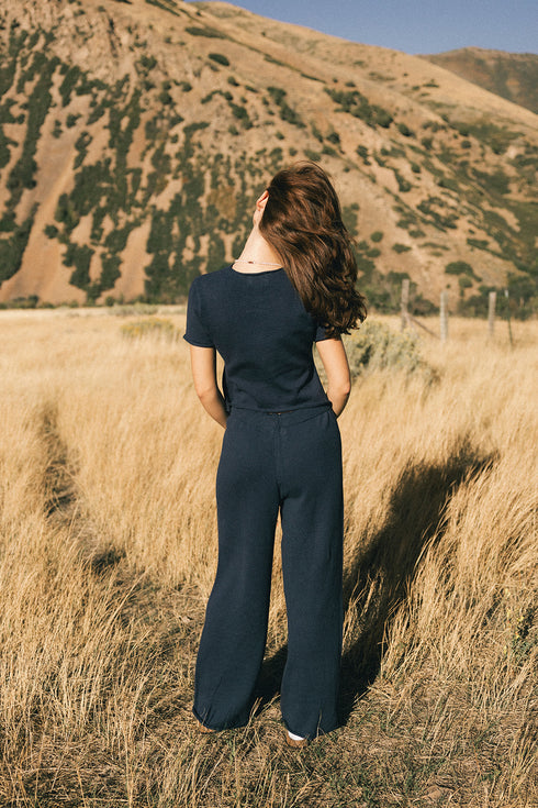 Heirloom Knit Pant // Midnight