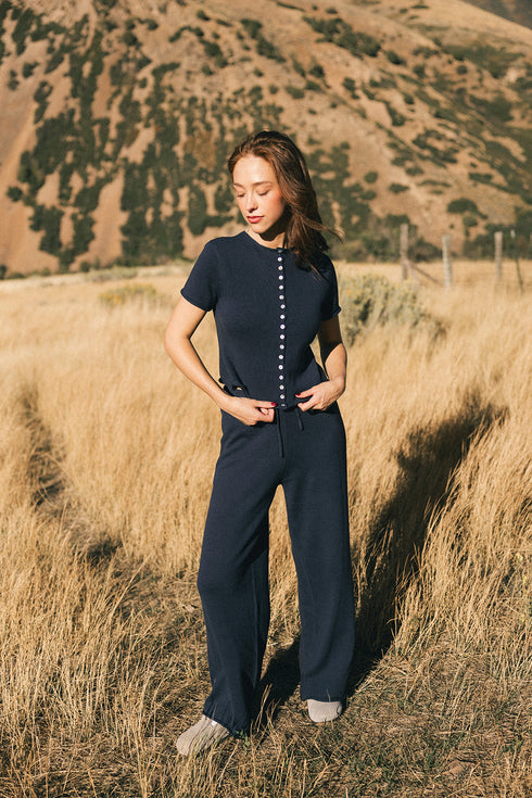 Heirloom Knit Pant // Midnight