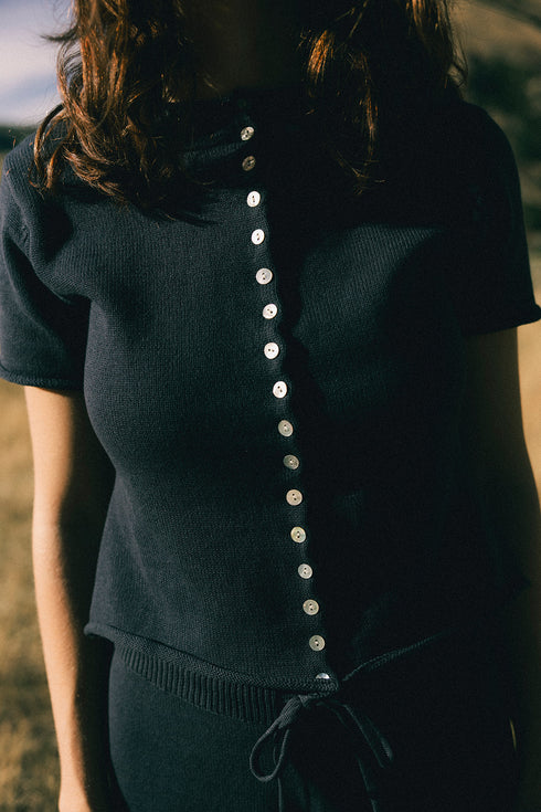 Heirloom Knit Top // Midnight