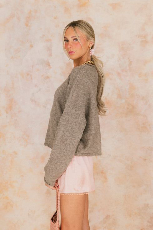 Slouch Sweater // Mocha