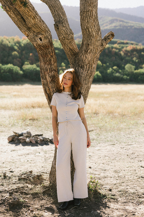 Heirloom Knit Pant // Chai
